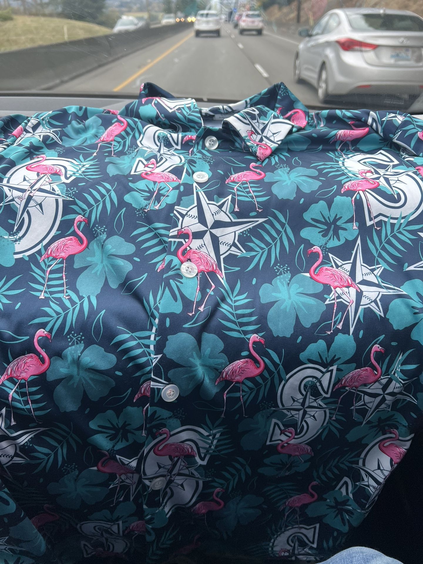 Seattle Mariners Baseball Jersey Shirt Polo