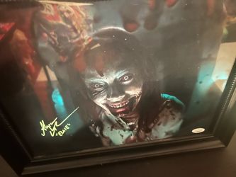 Evil dead autograph