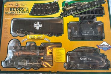 Buddy "L" Railway Express No. 60002 Santa Fe Train Set Limited Edition G Scale