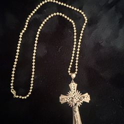 14k Rose Gold 3mm Mooncut Bead Chain & Pendant