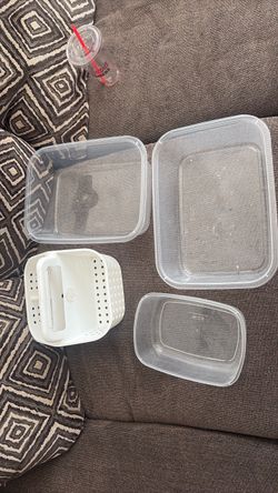 Storage containers, organizer
