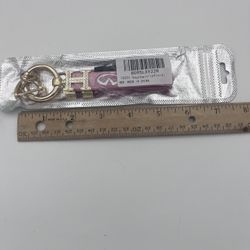 Pink Infinity Auto Keychain