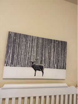 Cuadro de venado. Deer painting