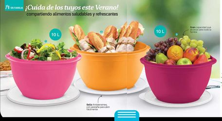 Tupperware Maxi Mexicana Storage Serving Prep Bowl 10 Liter Pink