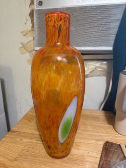 Hand blow glass vase from home goods