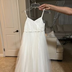 David’s Bridal Kids Flower Girl Dress