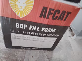 Gap fill foam box