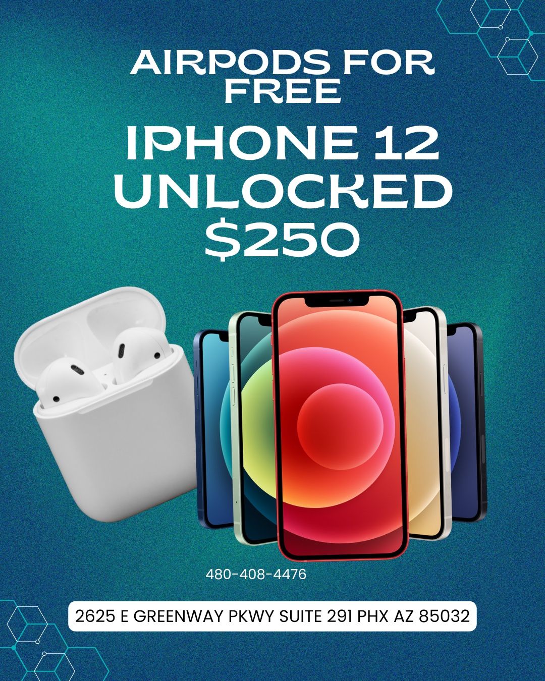 iPhone 12 Unlocked Like New Red White Blue Black Purple Available