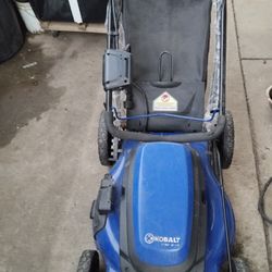 Kobalt KM210 13-Amp 21-in corded electric lawn mower. 