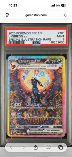 Umbreon EX Prismatic PSA 9