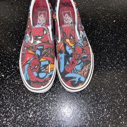 Spider-Man slip on vans
