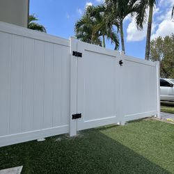 PVC fence