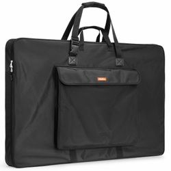History Nicpro Art Portfolio Bag 23 X 31 In, Nylon Artist Carrying Bag Waterproof