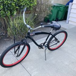 Beach Cruiser, Bike With Basket