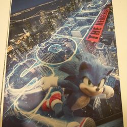 Sonic The Hedge Hog Original Movie Poster