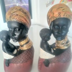 Africa Lady Art  1/2 Feer Height. $10. Each