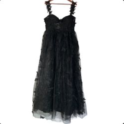 3D Butterfly Formal Gown