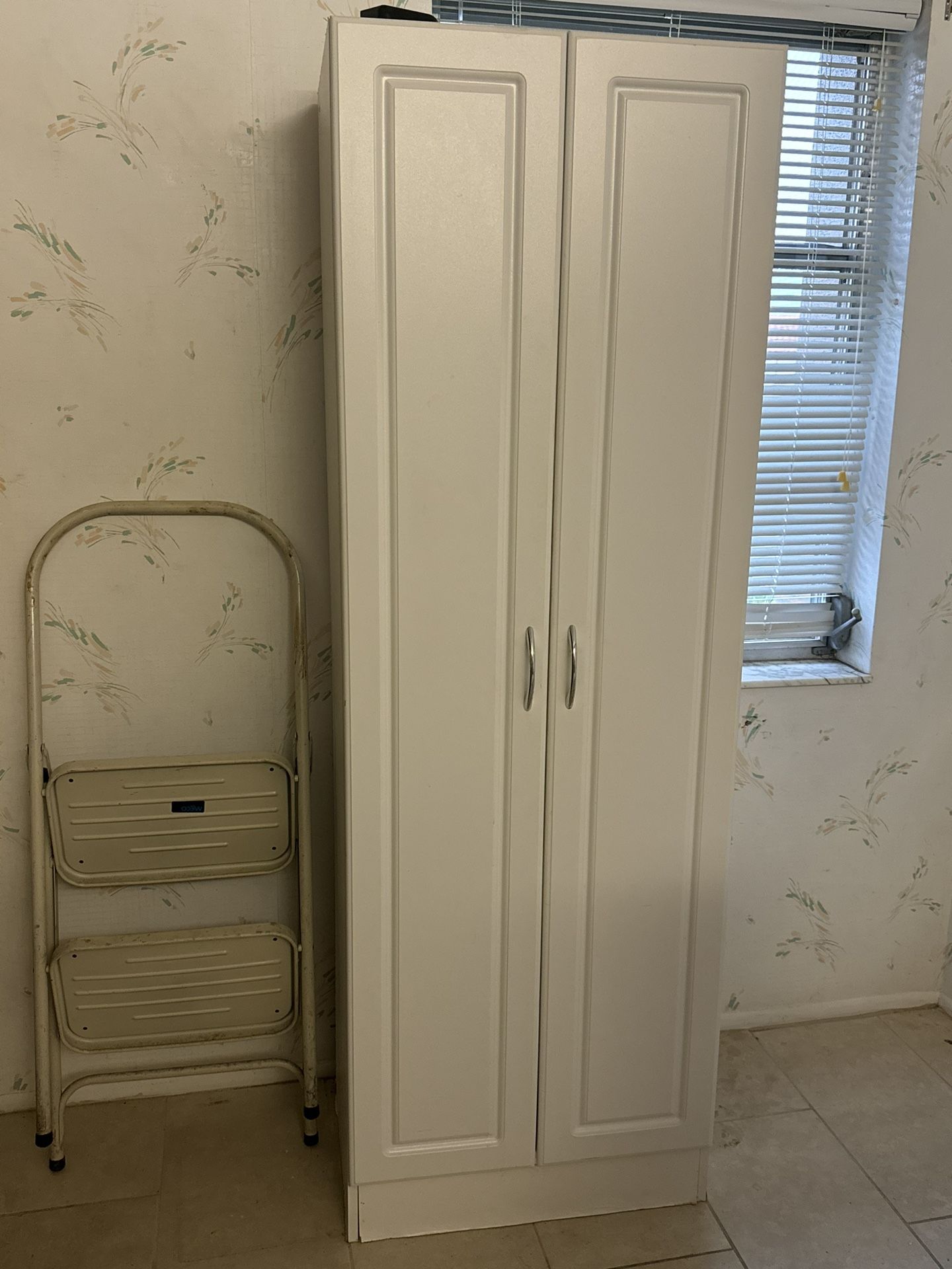 Free- White kitchen pantry cabinet