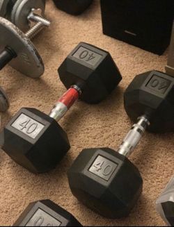Brand New Set of 40 Lb Dumbbells