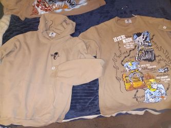 Warren lotas hoodies and matching tshirts 2XL