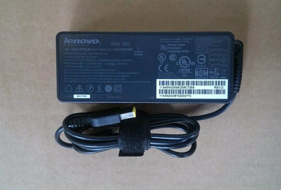 GENUINE LENOVO 90W AC 20V Power Adapter Charger
