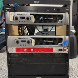 2 Crown Amps