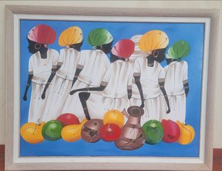 HAITIAN FOLK ART PAINTING