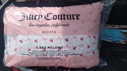 2 Juicy Couture Cherry Bed Pillows