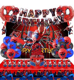 Spider-Man Birthday Party Decoration Set