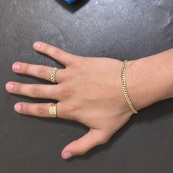 10k Miami Cuban bracelet