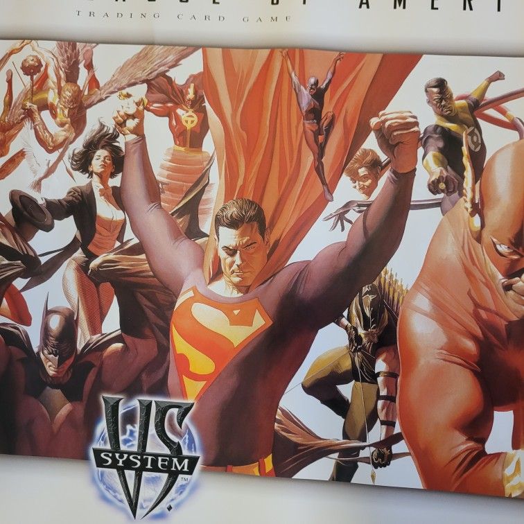 Justice League Of America Promo Poster DC Comics Superheros Upper Deck