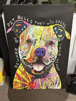 Pit Bull Painting