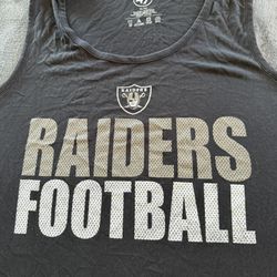 Black Raiders Football Tank Top