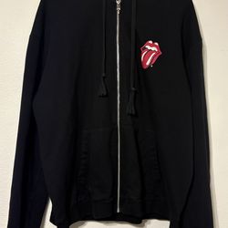 Chrome Hearts Rolling Stones Floral Zip Up