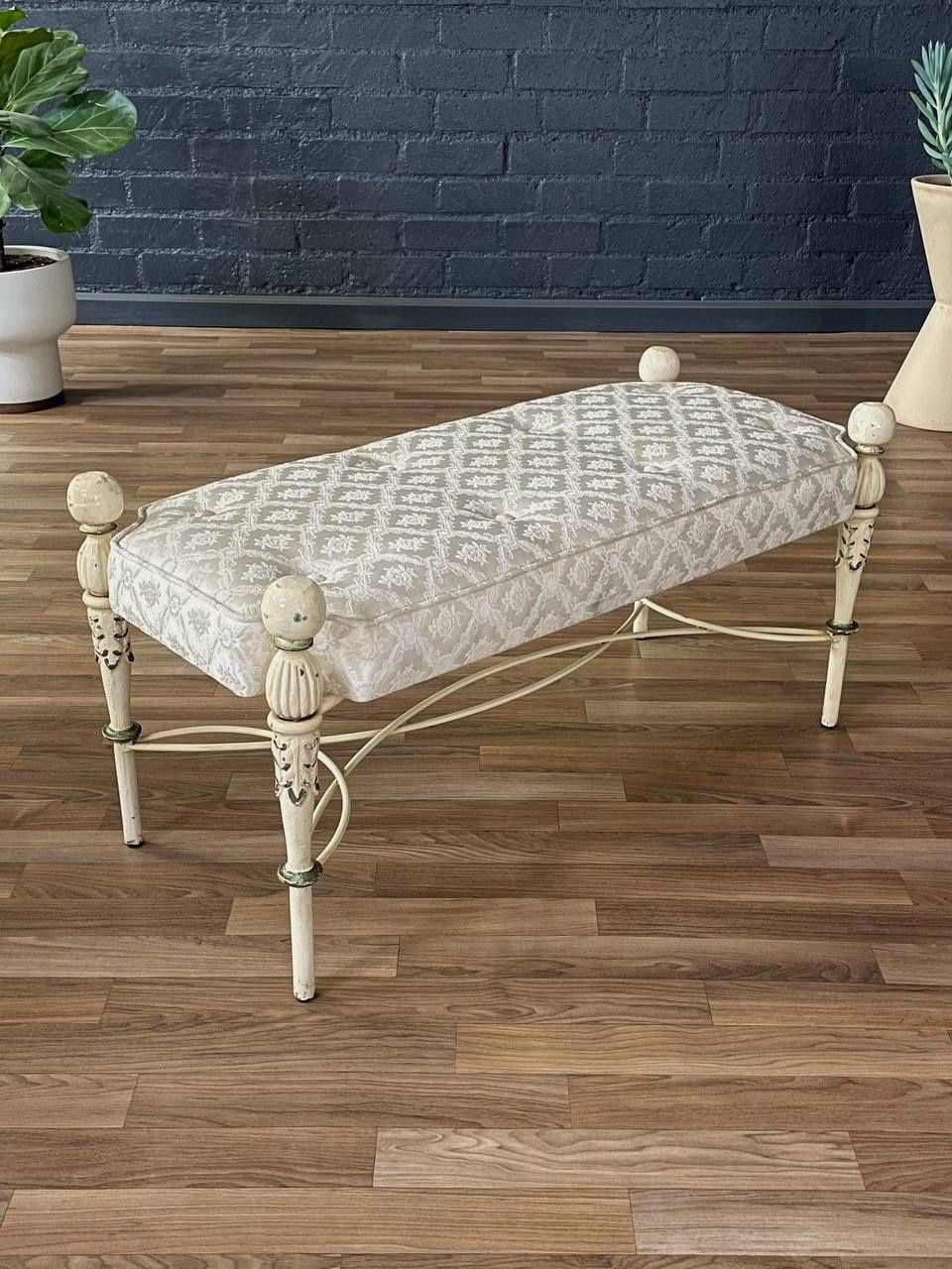 Vintage Painted Decorative Metal Bench or Stool, c.1960’s
- Delivery Available