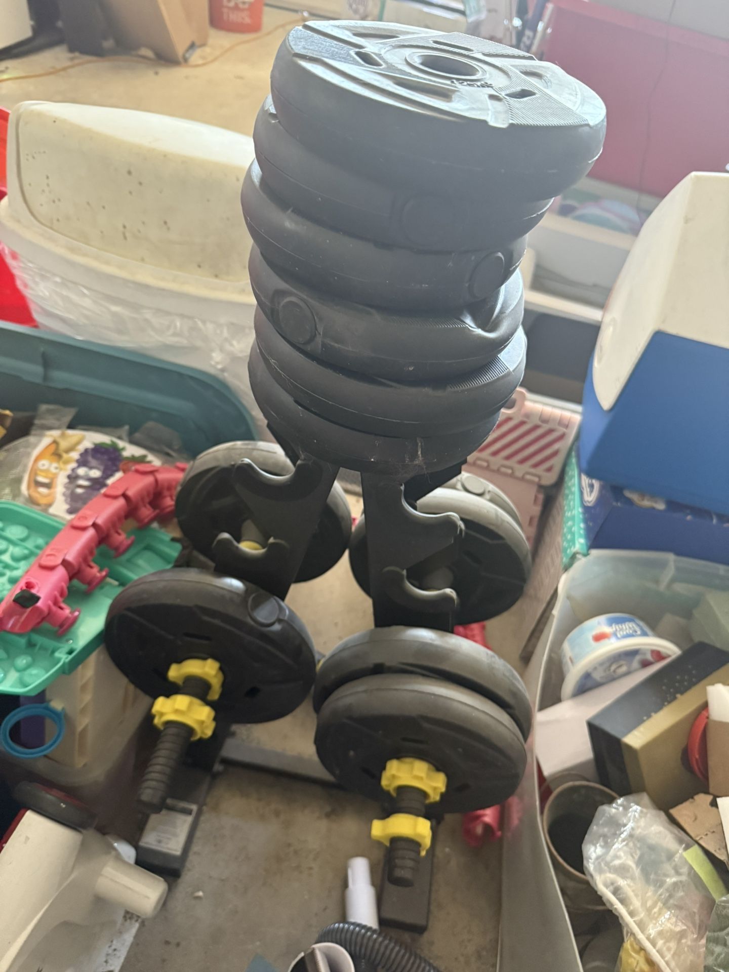 Weights And Weight Rack