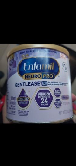 12 Enfamil Nuero Pro GENTLEASE
7.2 Ounce Cans 160 Cash/Zelle All Brand New & Dont Expire Untill Late 2027
                     (DELIVERY IS AVAILABLE)
