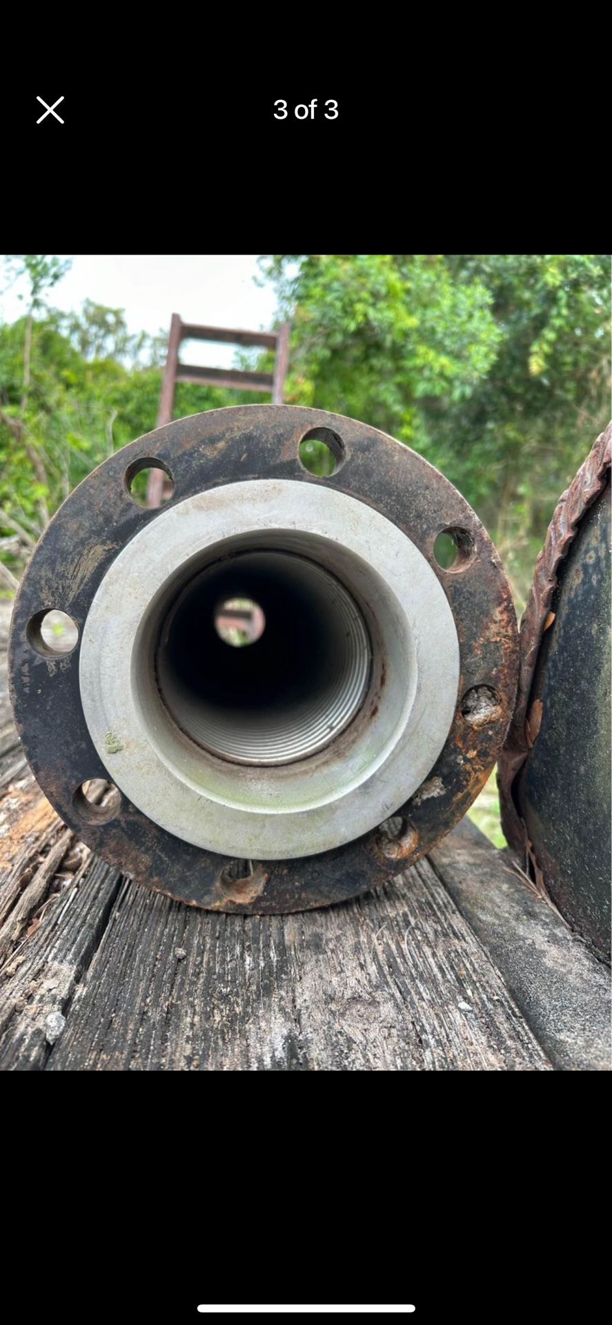 Stanless Flex Pipe Flange 8 Lug