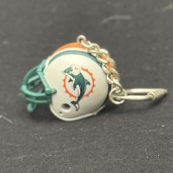 Miami Dolphins Helmet Keychain