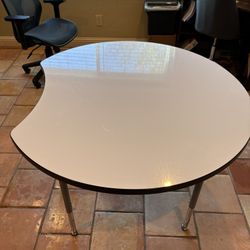 Collaborative Table, Dry-erase Top For Classroom
