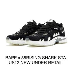 Bape X 88Rising Shark Sta US12 NEW UNDER RETAIL