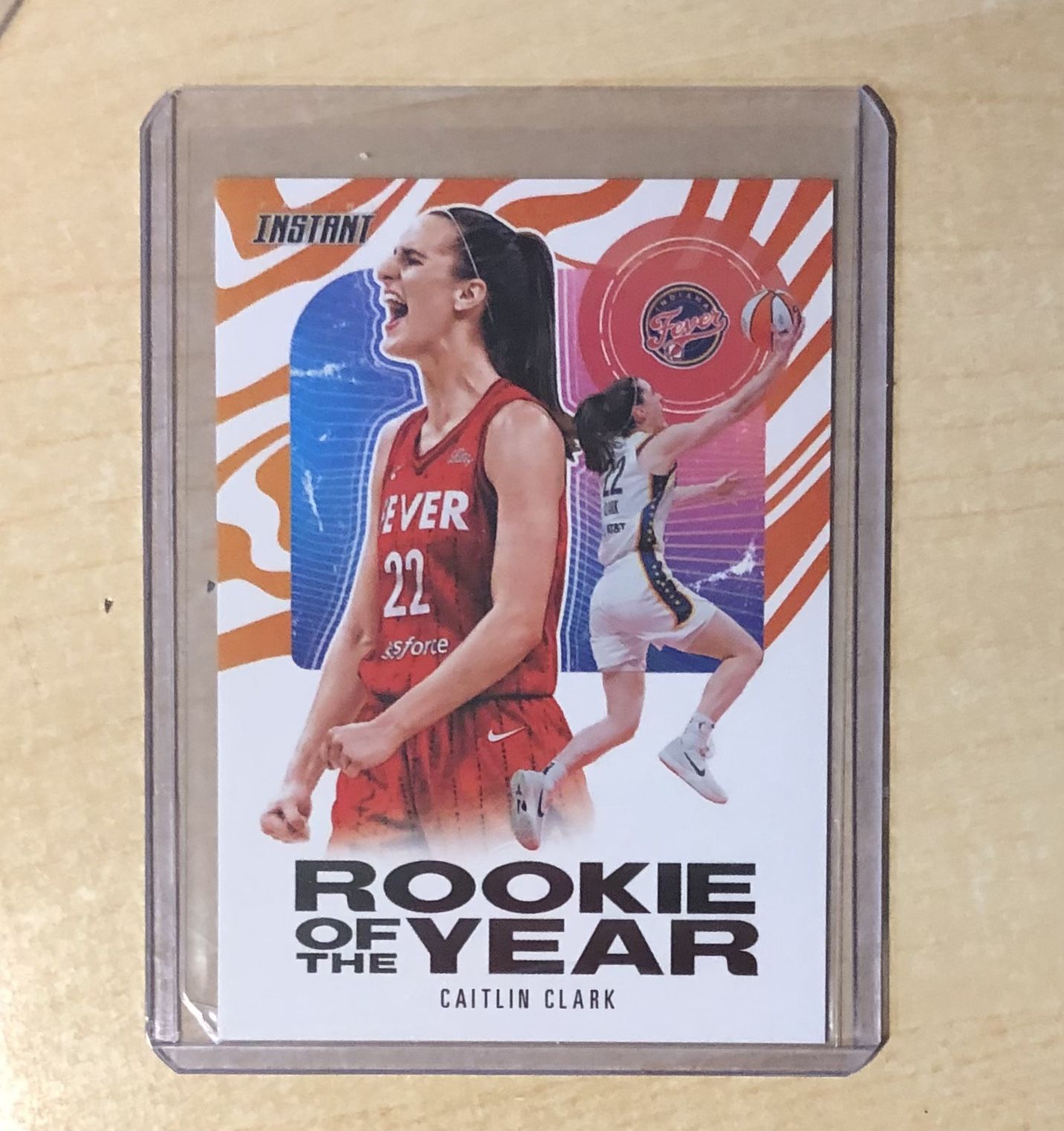 CAITLIN CLARK Indiana Fever ROY Rookie Of The Year WNBA Basketball Trading Card