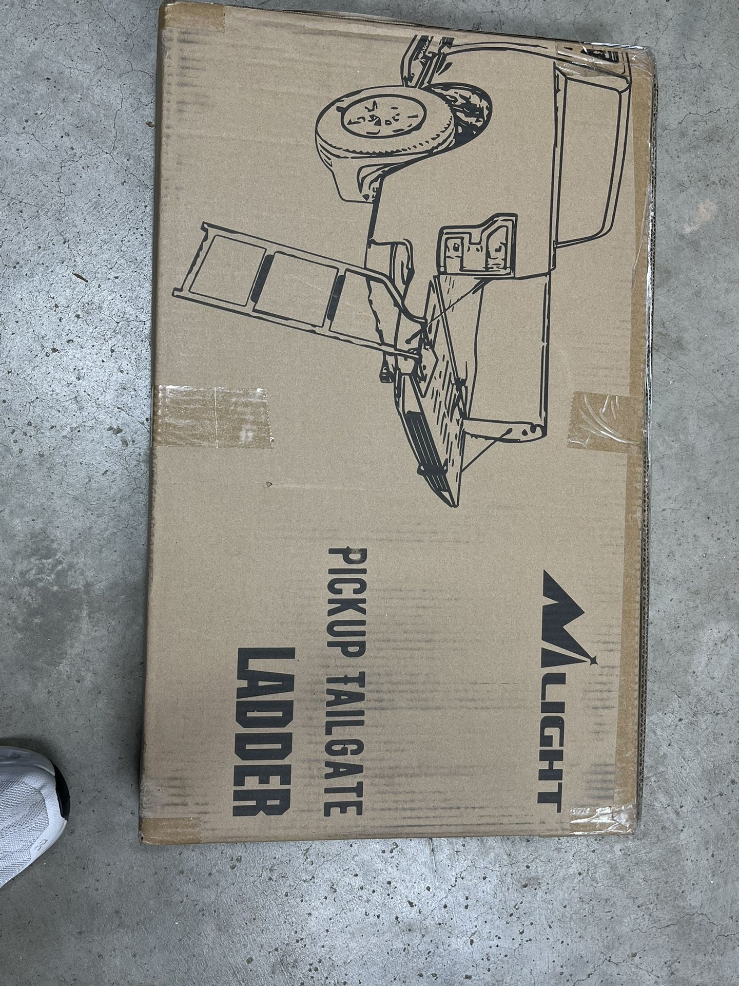 Nilight Foldable Truck Tailgate Ladder