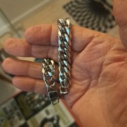 Cuban Link Stainless Steel Bracelet 14 Mm Wide