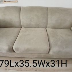 Beige 3 Seater Couch