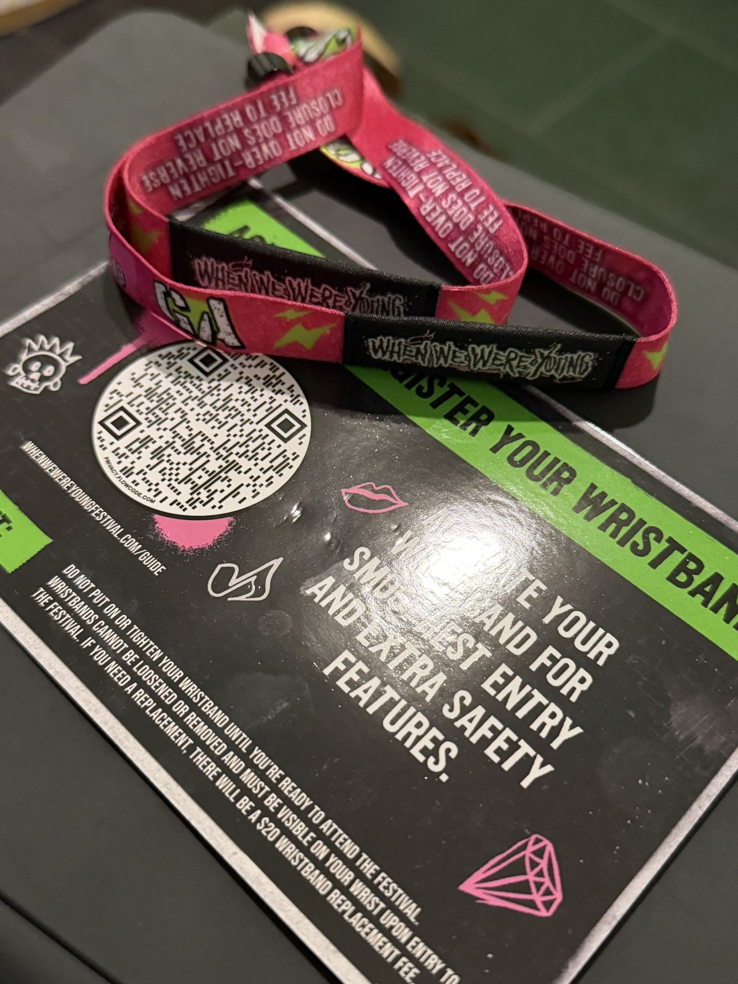 When We We’re Young Wrist Bands