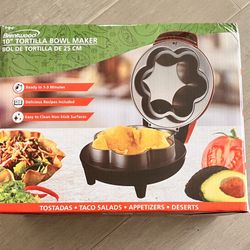 Brentwood Taco Bowl Maker 