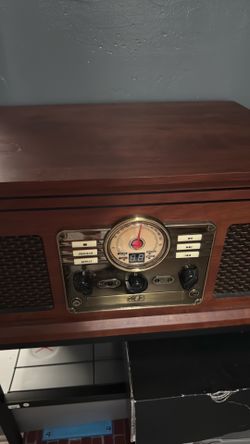 Victrola Record Player Brown