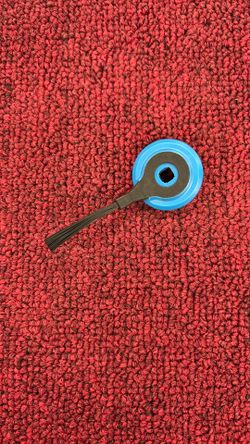 Shark Robot Vacuum Spinning Side Brush Blue and Black
