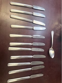 Vintage USN U.S. Navy Stainless Military Flatware Lot